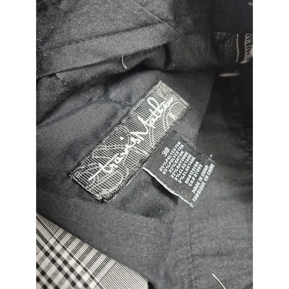 Travis Mathew Banks Plaid Shorts Men's 38 Gray Chino Stretch Golf Casual